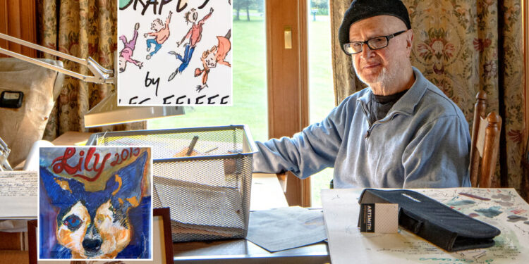 En casa en el norte del estado de Nueva York con Jules Feiffer, dibujante y escritor