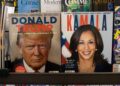 Tres formas sorprendentes en que Trump suena “azul” y tres formas en que Harris parece “rojo”