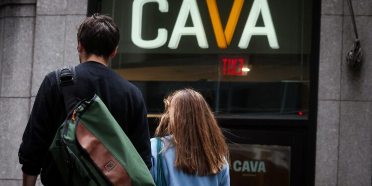Acciones que realizan los mayores movimientos antes de la comercialización: CAVA, SPOT, RKLB