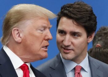 Trump elogia reunión “productiva” con Trudeau en medio de tensión por aranceles