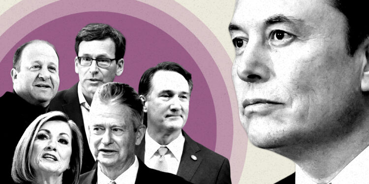 Los gobernadores del Partido Republicano quieren superarse entre sí