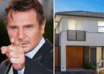 Mulgrave Home spruiked por la estrella de Hollywood Liam Neeson para pasar el martillo