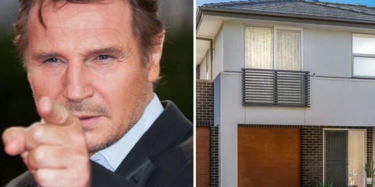 Mulgrave Home spruiked por la estrella de Hollywood Liam Neeson para pasar el martillo
