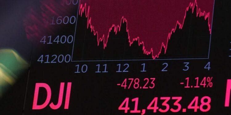 Las acciones caen en Asia por delante de las aperturas estadounidenses