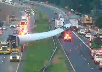 1 dolor en el incidente de la cuchilla del molino de viento en Maryland Highway