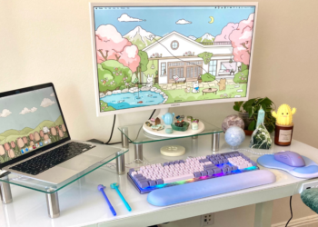 Cómo creé la oficina de trabajo desde casa de mis sueños con un presupuesto limitado