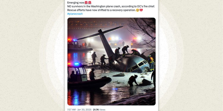 ¿Es IA o un accidente aéreo?