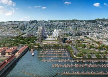 El plan de una tienda de comestibles para construir un megadesarrollo de 300 pies genera un feroz debate