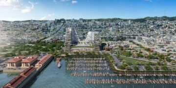 El plan de una tienda de comestibles para construir un megadesarrollo de 300 pies genera un feroz debate