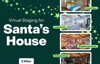 Santa’s House está de regreso en Zillow con nuevos y atrevidos looks navideños