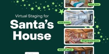 Santa’s House está de regreso en Zillow con nuevos y atrevidos looks navideños