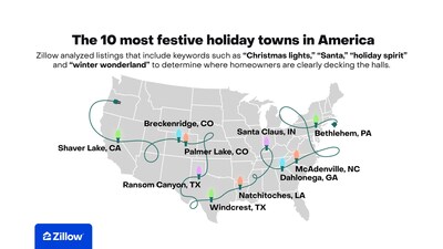 Zillow revela las 10 ciudades navideñas más festivas de Estados Unidos