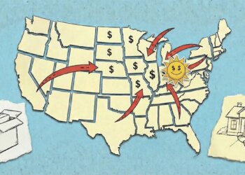 Los estadounidenses se mudan menos y prefieren las ciudades cercanas a las mudanzas de larga distancia