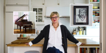 Recorrido por el interior de la elegante victoriana de Brooklyn de la actriz Martha Plimpton